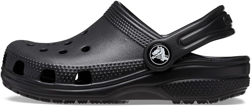 Crocs Classic Clog in black, side profile